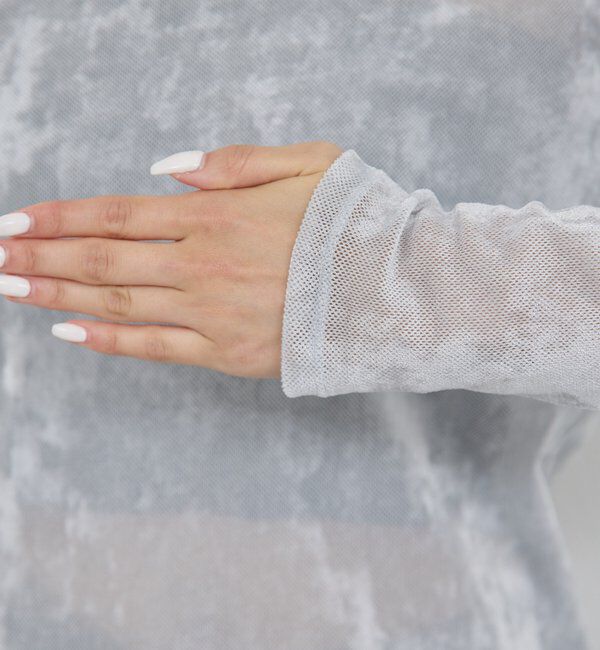  「【2WAY】メッシュフロッキーロンＴ」|Tシャツ・カットソー|