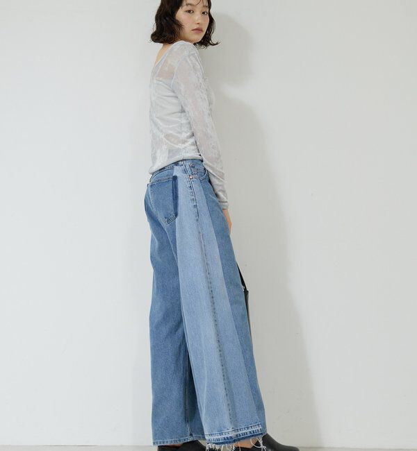  「【2WAY】メッシュフロッキーロンＴ」|Tシャツ・カットソー|