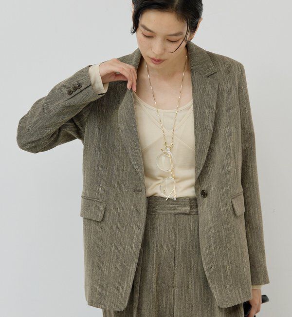  「【セットアップ対応】シングルツイードジャケット」|その他|