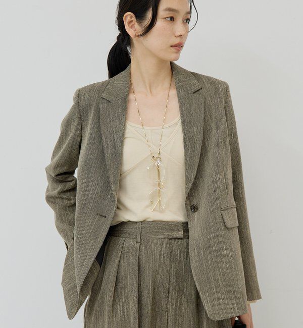  「【セットアップ対応】シングルツイードジャケット」|その他|