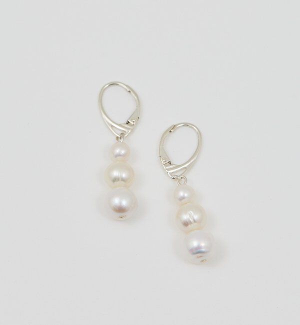  「【25th記念アイテム】【2.718】グレインパールピアス」|リング|