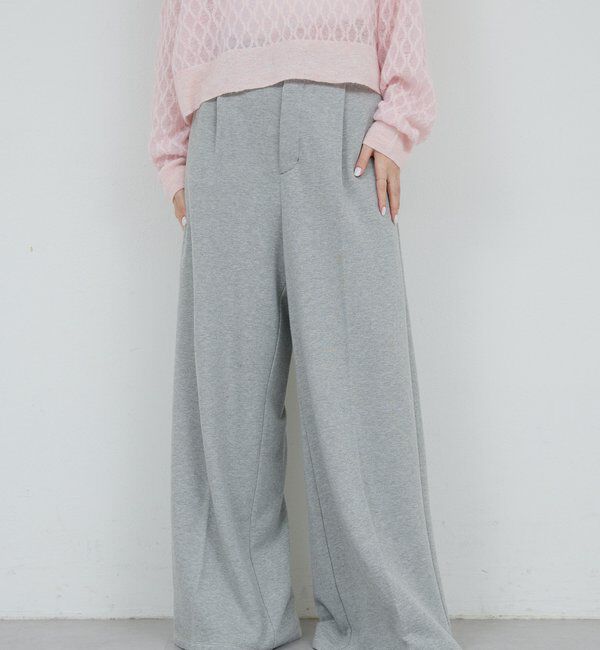  「【HERITANOVUM】 テリータックワイドパンツ」|チノ|