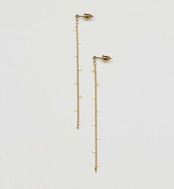  「ポルカドットチェーンピアス」|リング|