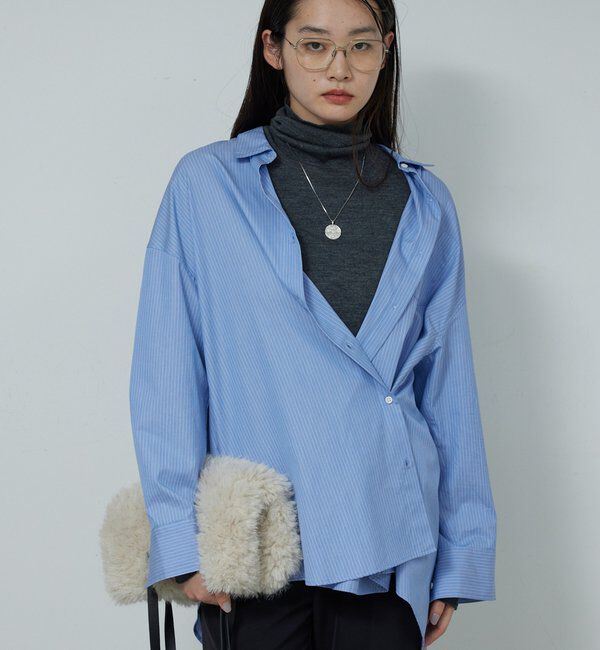  「【2way 】オーバーシャツ」|シャツ・ブラウス|