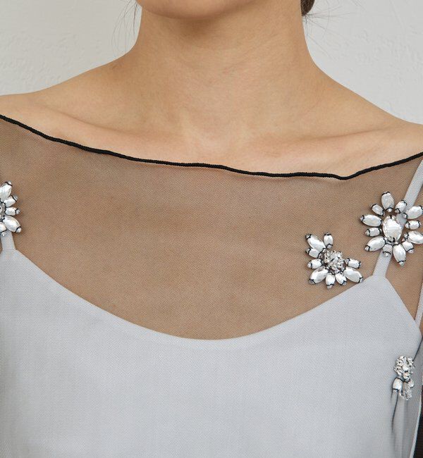  「【25th記念アイテム】ビジューチュールプルオーバー」|シャツ・ブラウス|