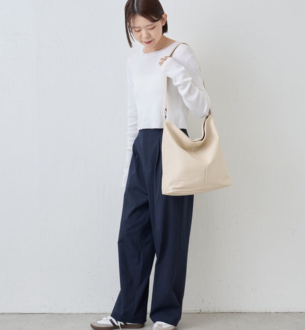  「【セール対象再値げ】［A4サイズ対応・510g］ソフトレザーワンショルダーバッグ」|ショルダー・メッセンジャー|