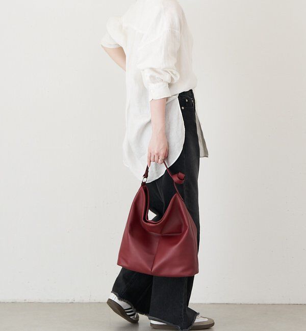  「【セール対象再値げ】［A4サイズ対応・510g］ソフトレザーワンショルダーバッグ」|ショルダー・メッセンジャー|