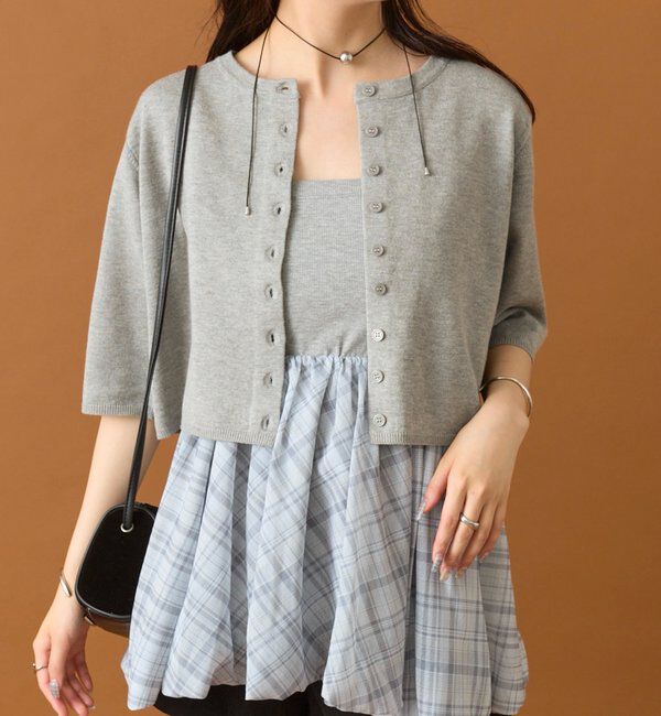  「チビボタンカーディガン」|カーディガン|
