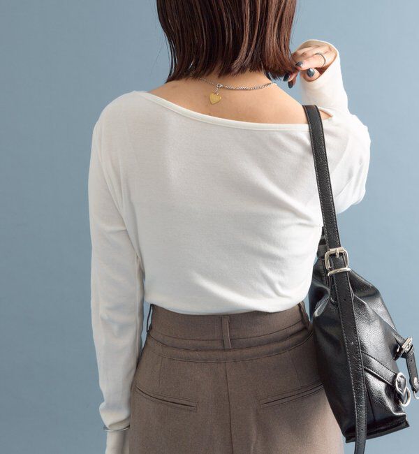  「オフショルロンT」|Tシャツ・カットソー|