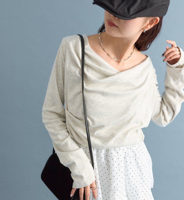  「オフショルロンT」|Tシャツ・カットソー|