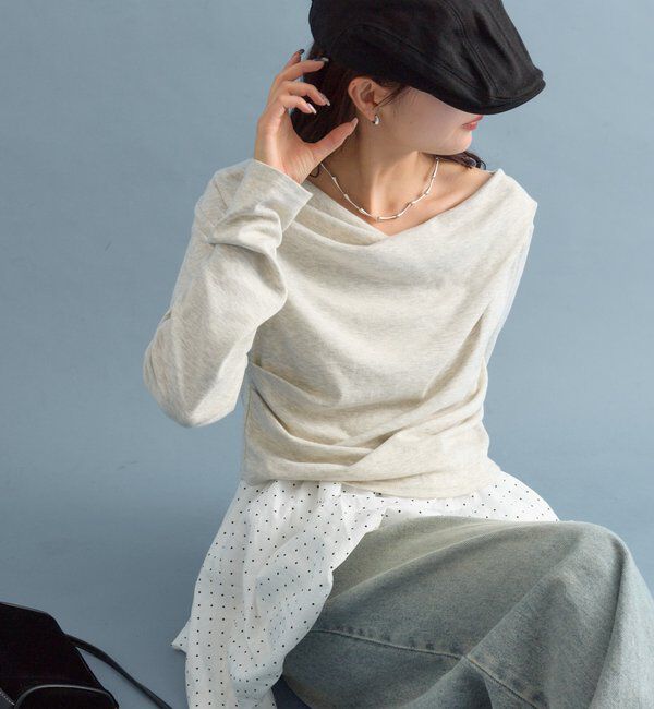  「オフショルロンT」|Tシャツ・カットソー|