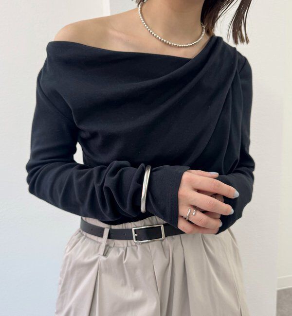  「オフショルロンT」|Tシャツ・カットソー|