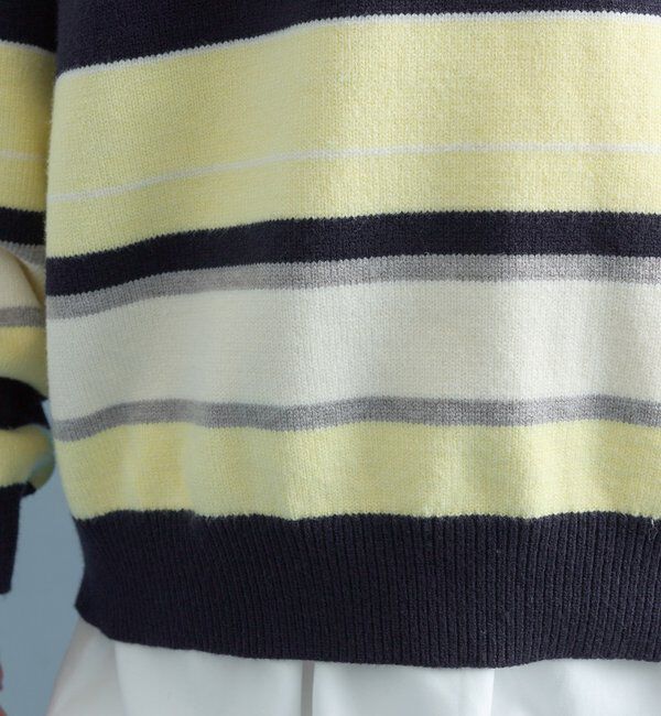  「マルチボーダーラガーニット」|ニット・セーター|