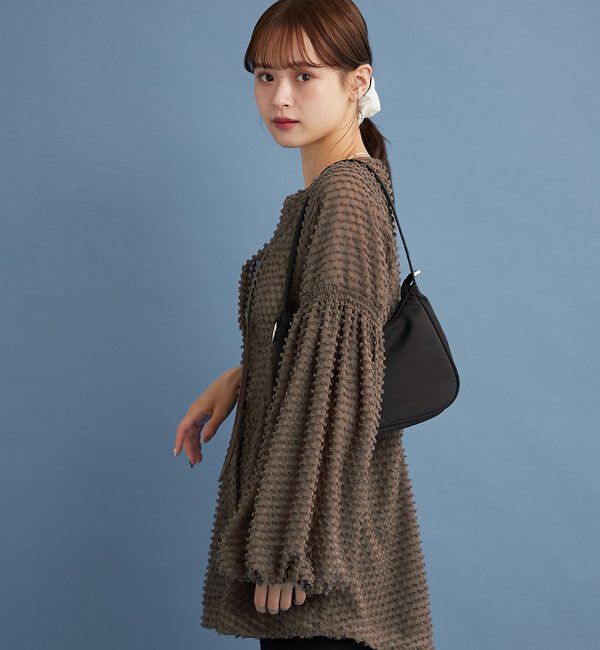  「【@akane__11.1】フリンジシェイプチュニック」|シャツ・ブラウス|