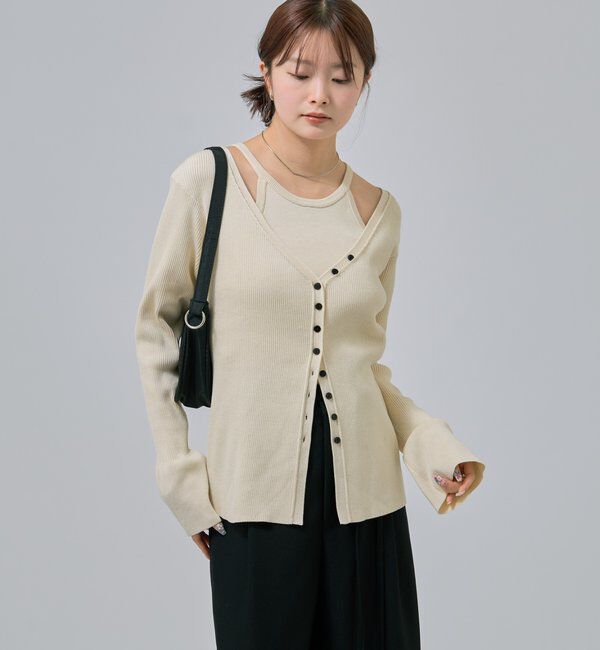  「アメスリニットカーデSET」|カーディガン|