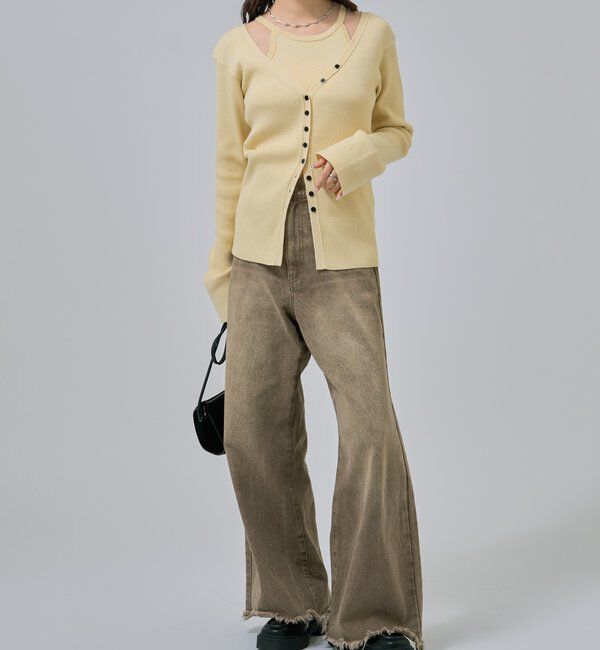  「アメスリニットカーデSET」|カーディガン|