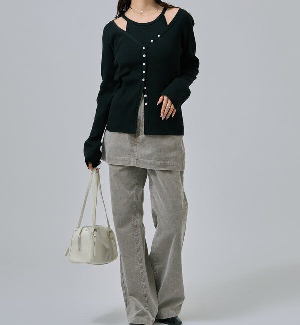  「アメスリニットカーデSET」|カーディガン|