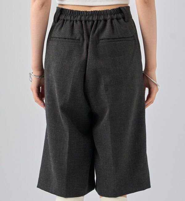  「ウールライクハーフパンツ」|チノ|