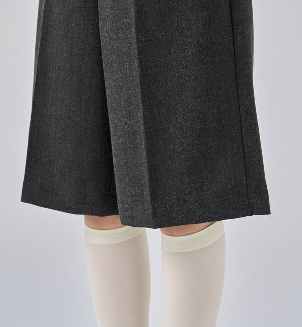  「ウールライクハーフパンツ」|チノ|