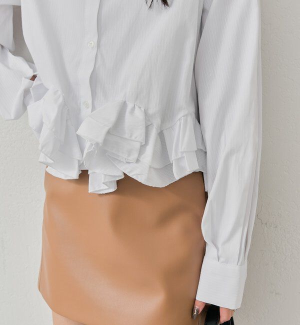  「ウェーブフリルブラウス」|シャツ・ブラウス|