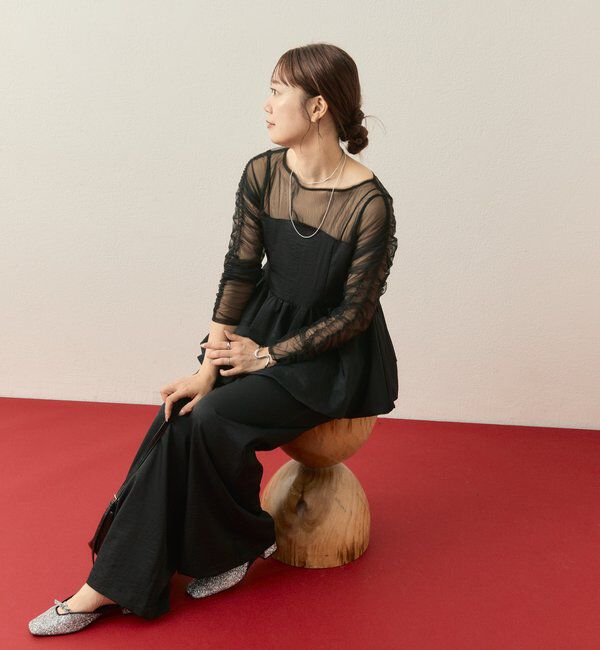  「【@aoiikegaya企画】チュール切替ペプラムSET UP」|チノ|