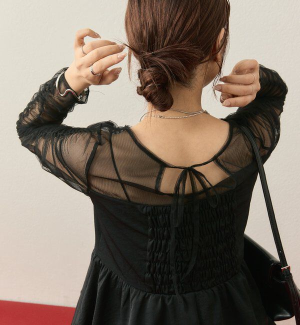  「【@aoiikegaya企画】チュール切替ペプラムSET UP」|チノ|