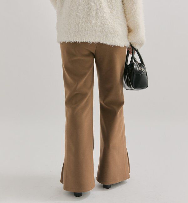  「細身フレアパンツ」|チノ|