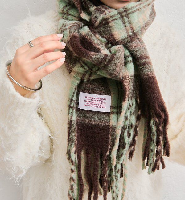  「チェックストール」|マフラー|