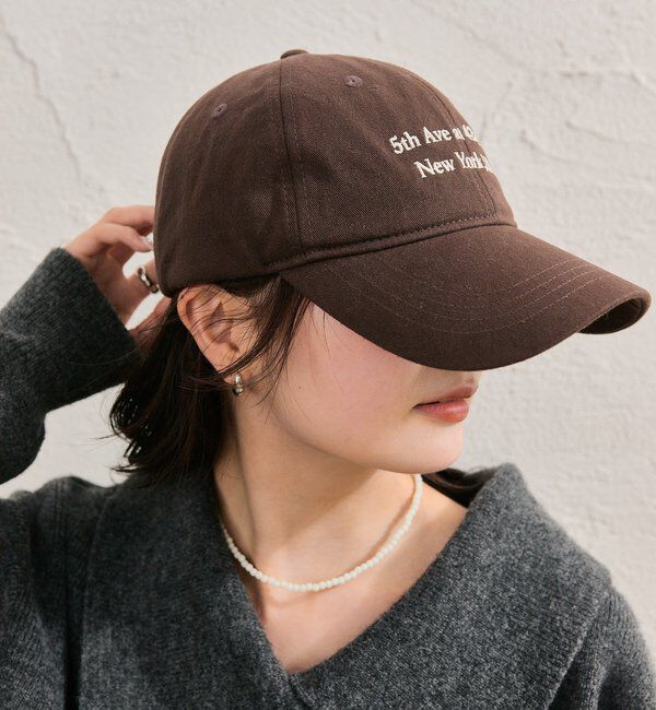  「ピーチロゴ刺繍キャップ」|ハット|