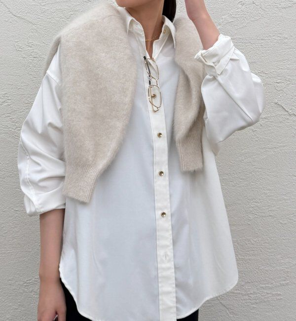  「サテンBIGシャツ」|シャツ・ブラウス|