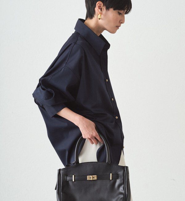  「サテンBIGシャツ」|シャツ・ブラウス|