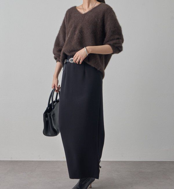  「FURカシミヤVニット」|ニット・セーター|