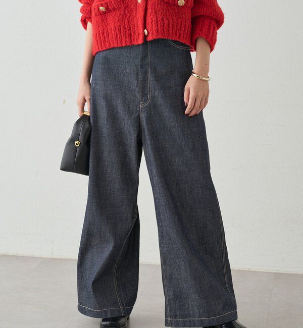  「【20周年限定】 ハイウエストデニムパンツ」|デニム|