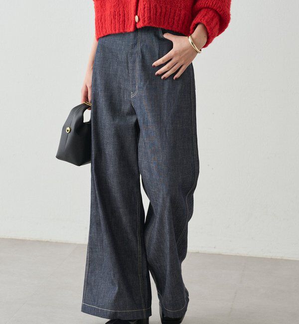  「【20周年限定】 ハイウエストデニムパンツ」|デニム|