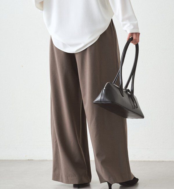  「TR3タックワイドパンツ」|チノ|