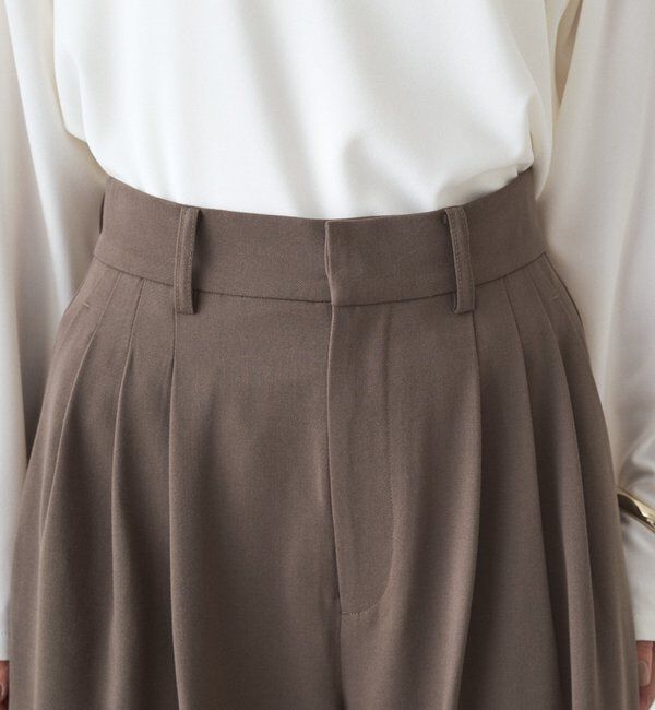  「TR3タックワイドパンツ」|チノ|