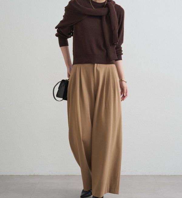  「TR3タックワイドパンツ」|チノ|