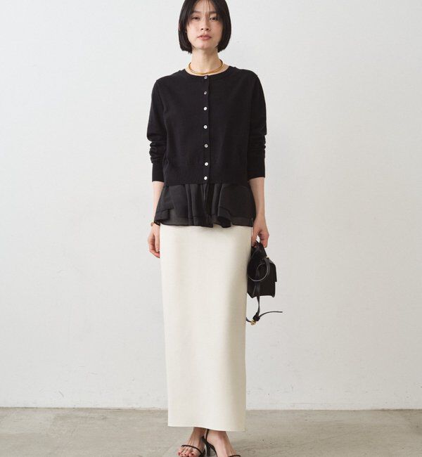  「ペプラムニットカーデ」|ニット・セーター|
