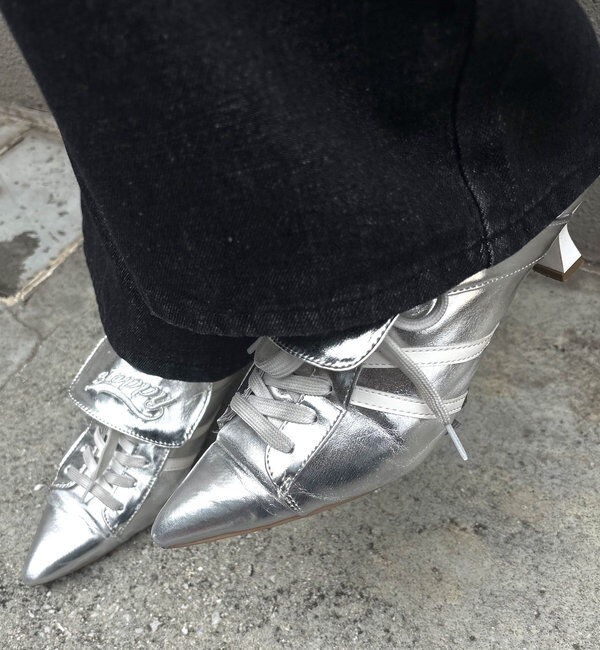  「【SLOPPY】SNEAKER MULES/スニーカーミュール」|スニーカー|シルバー