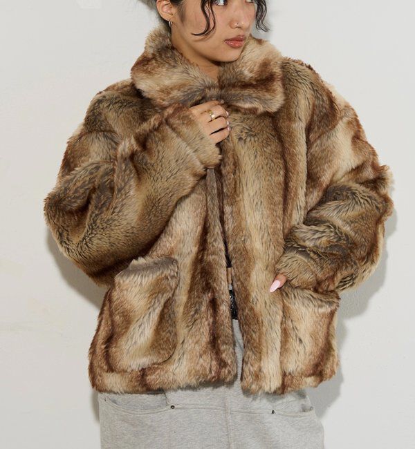  「【2サイズ展開】FAUX JACKET/ファージャケット」|その他|