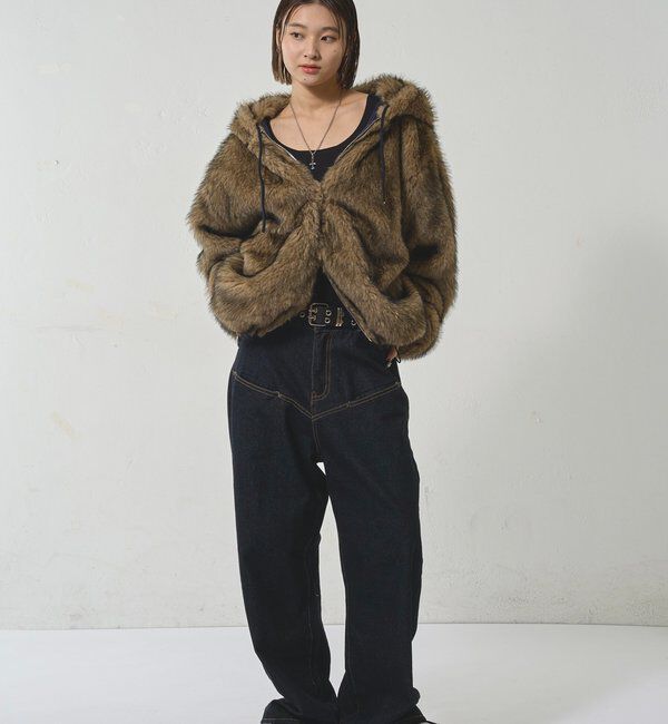  「【お気に入りNO.1】2WAY REVERSIBLE FUR BLOUSON 」|ブルゾン・スタジャン|