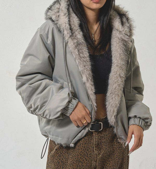  「【お気に入りNO.1】2WAY REVERSIBLE FUR BLOUSON 」|ブルゾン・スタジャン|