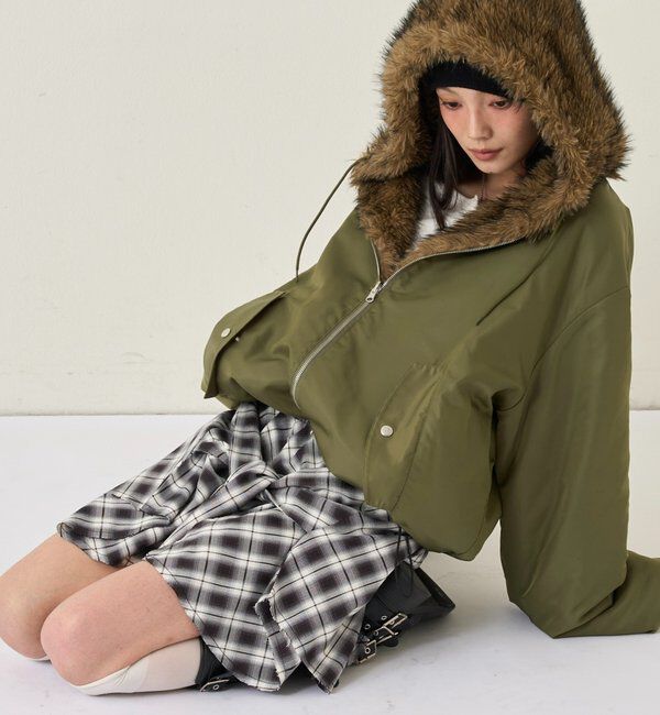  「【お気に入りNO.1】2WAY REVERSIBLE FUR BLOUSON 」|ブルゾン・スタジャン|