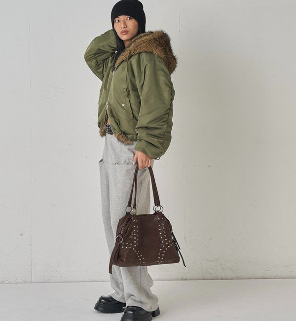  「【お気に入りNO.1】2WAY REVERSIBLE FUR BLOUSON 」|ブルゾン・スタジャン|