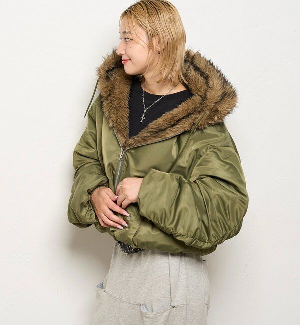  「【お気に入りNO.1】2WAY REVERSIBLE FUR BLOUSON 」|ブルゾン・スタジャン|