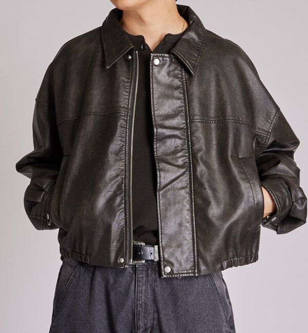  「VINTAGE-LIKE SOUTIEN COLLAR BLOUSON」|ブルゾン・スタジャン|