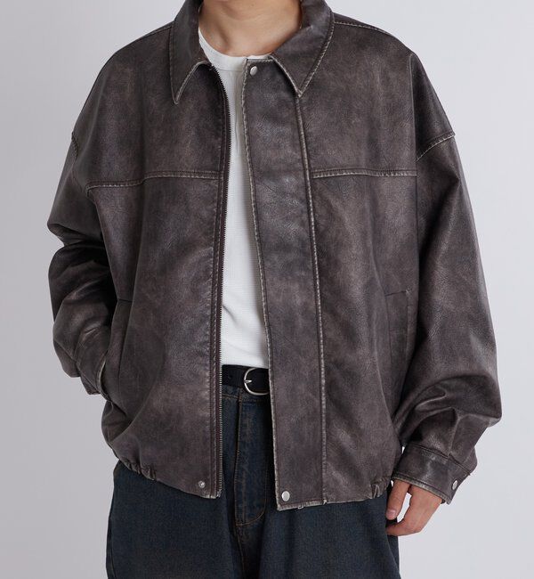  「VINTAGE-LIKE SOUTIEN COLLAR BLOUSON」|ブルゾン・スタジャン|