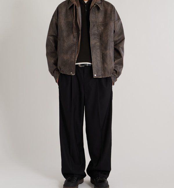  「VINTAGE-LIKE SOUTIEN COLLAR BLOUSON」|ブルゾン・スタジャン|