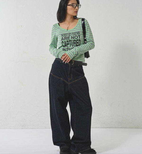  「【WEB限定】MESSAGE TOPS」|Tシャツ・カットソー|