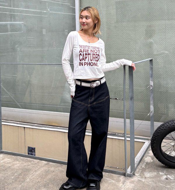  「【WEB限定】MESSAGE TOPS」|Tシャツ・カットソー|